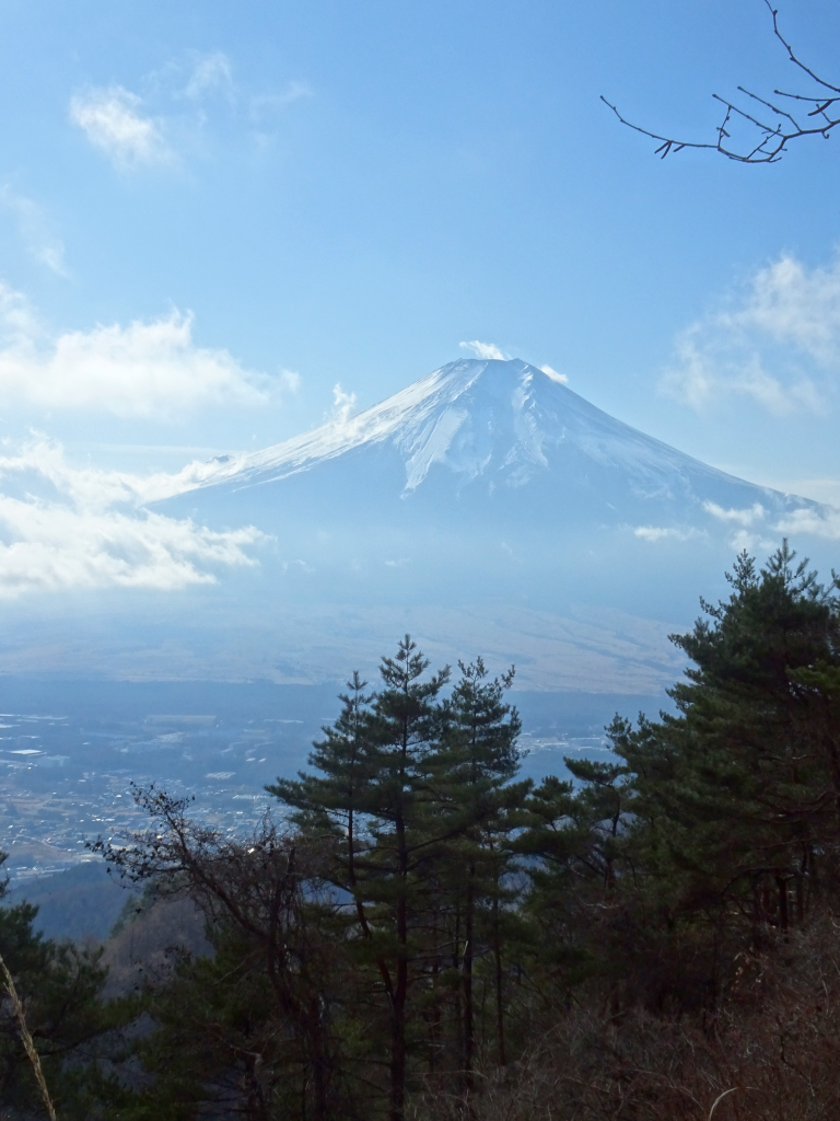登頂中の展望台より
